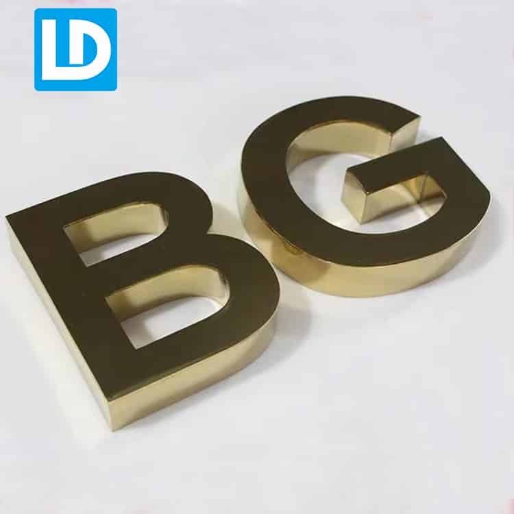 3D Metal Letters Silver Stainless Steel Signs