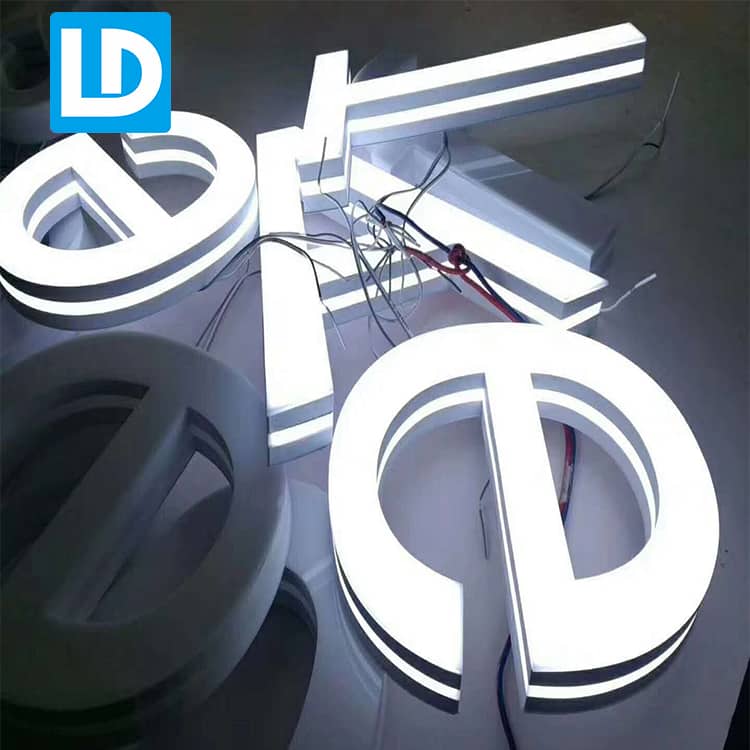 LED Letter Boards Custom Company Acrylic 3D Letter Sign - Lindo Sign