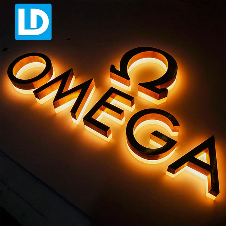 Cut Acrylic Letter Crystal Non-illuminated Sign for Advertising - Lindo Sign