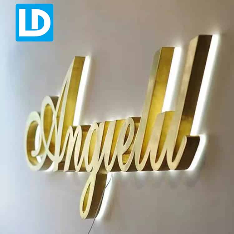 Buy Wholesale China Channel Letter 3d Backlit Led Sign Metal