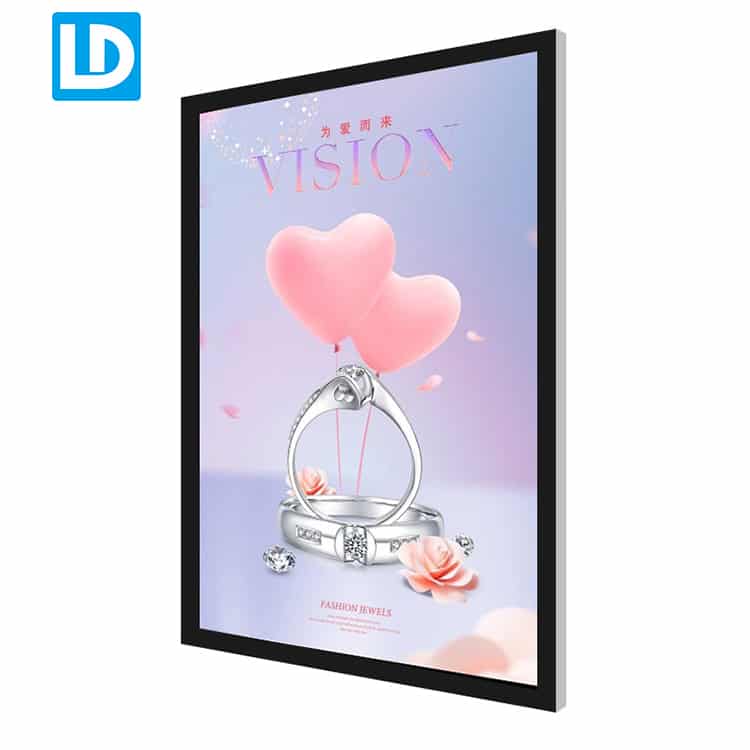 Magnetic Aluminum Poster Frame Lightbox Sign Display