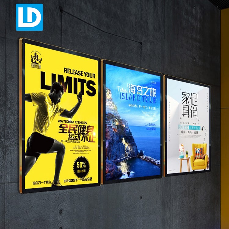 Ultra Slim Advertising LED Light Boxes,movie Poster Light Box,wall Display  Led Backlit Light Boxes 