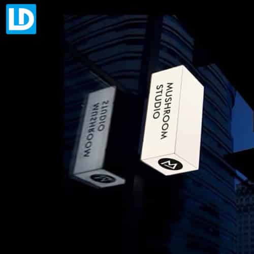 Cube Light Box Sign Frameless Led Display Lindo Sign