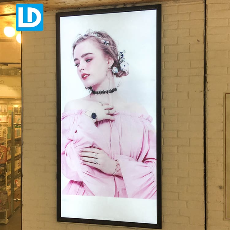 Interior Openable Poster Frame Light Box LED Signage