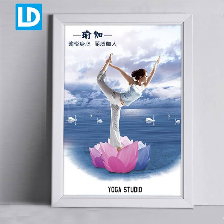 White LED Slim Snap Frame Light Box Signage