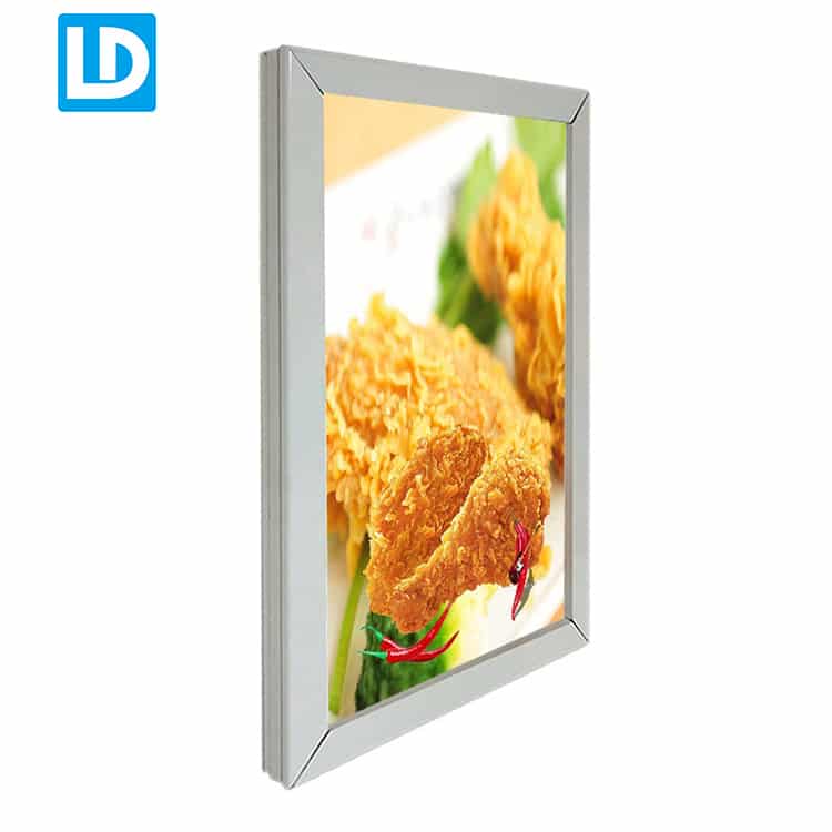 Extruded Aluminum LED Slim Poster Light Box Display Signage