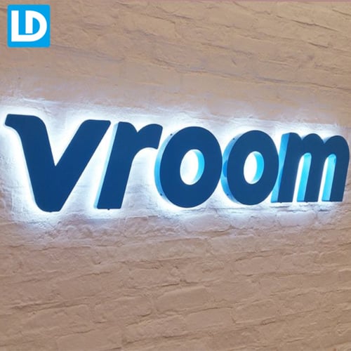 Outdoor Commercial Sign Backlit Channel Letters Illuminated