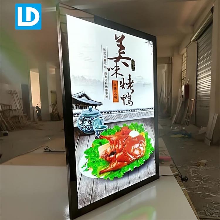 LED Slim Light Box Sgn A4 Illuminated Poster