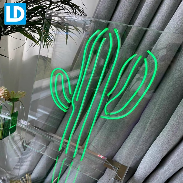 Cactus Green Home Decor Neon Signage