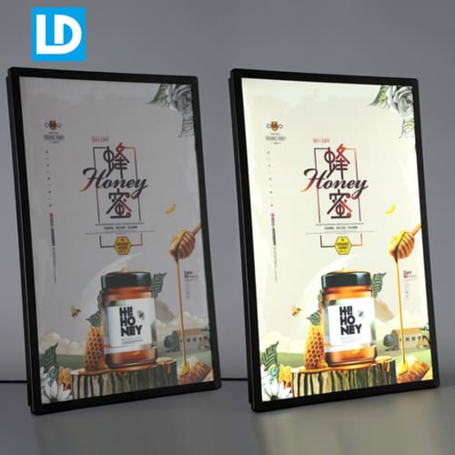 Led Menu Board Illuminated Ultra Slim Light Box Display • Lindo Signage