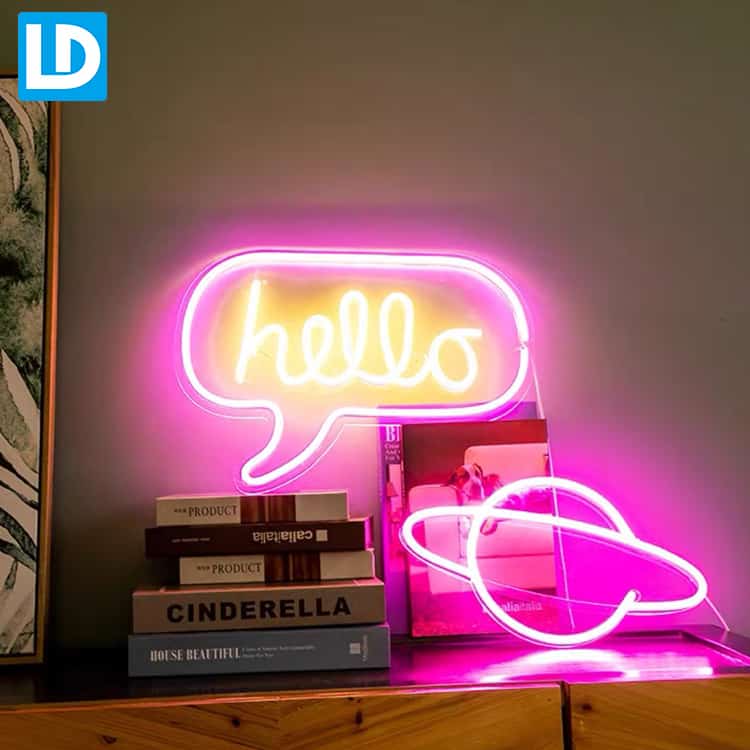 Home Illuminated Lighting Display Flex Neon Sign