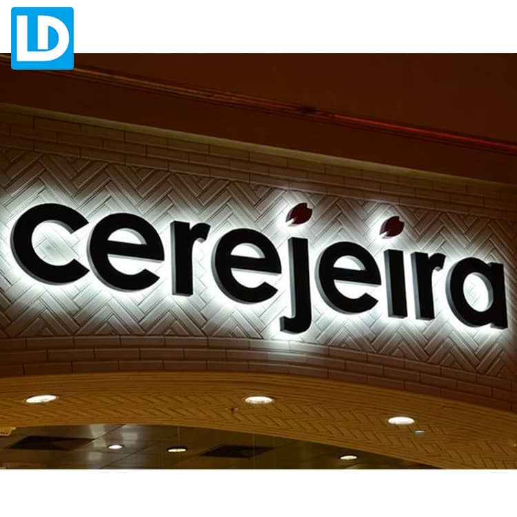Store Front Led Channel Letter Sign and signage for exterior
