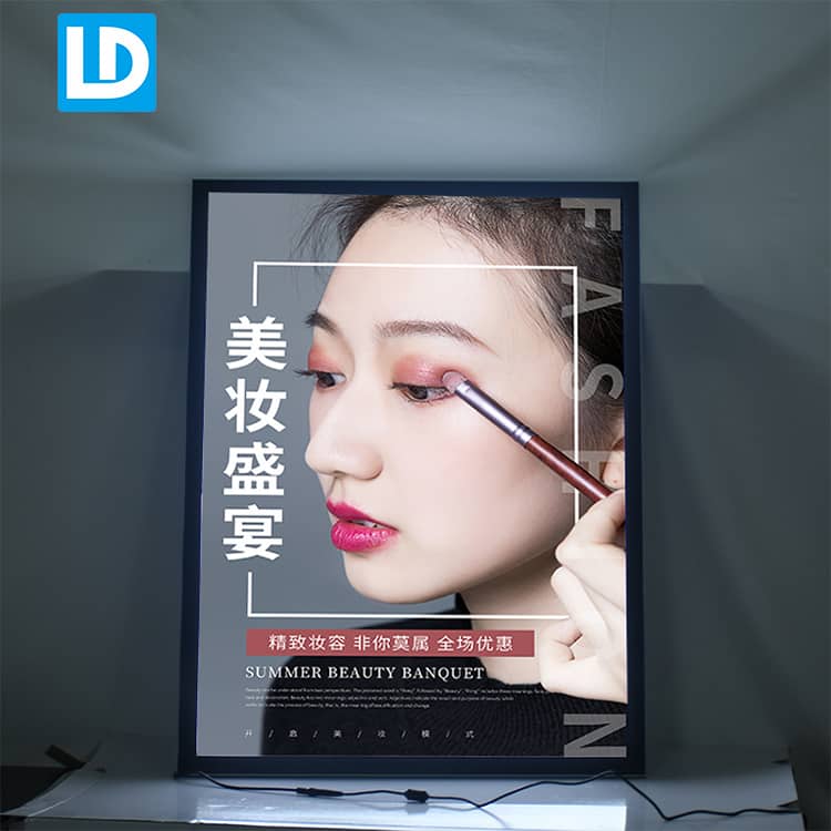 Interior LED Illuminated Picture Frameless Magnetic Light Box