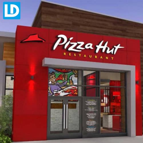 Pizza Store Sign Custom Signage Channel Letters