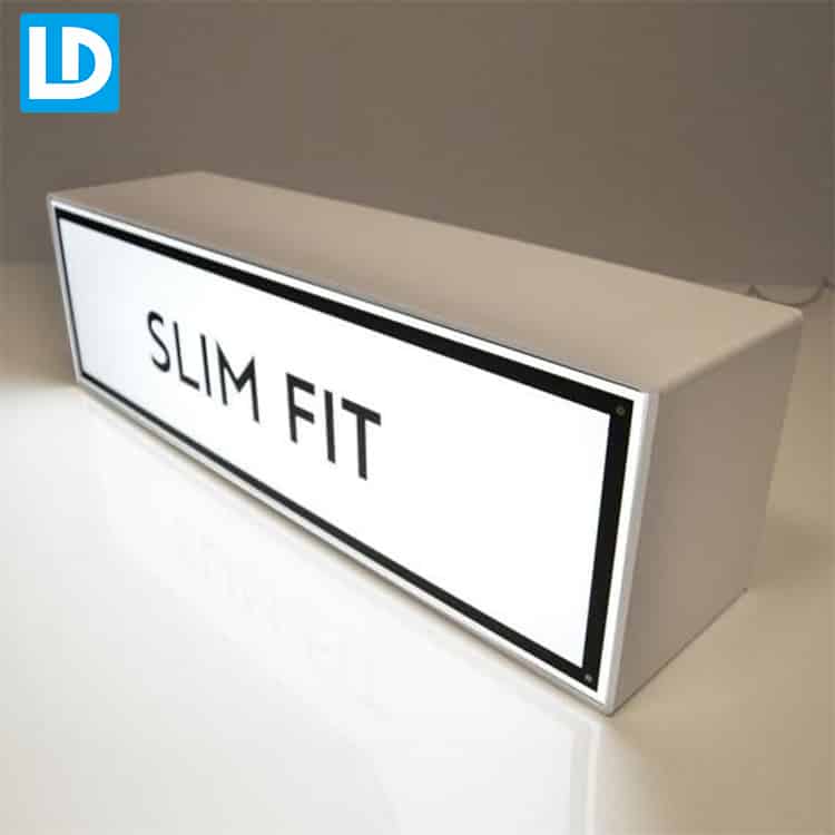 Building Projecting Light Box Sign Outdoor Illuminated - Lindo Sign