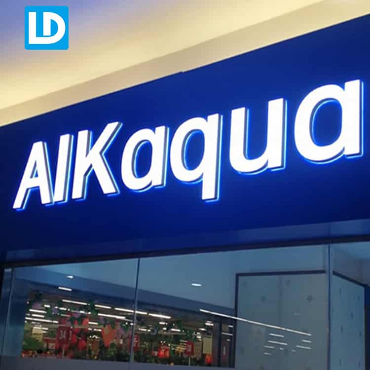 3D Letter Signs Outdoor Illuminated Acrylic Channel Letter