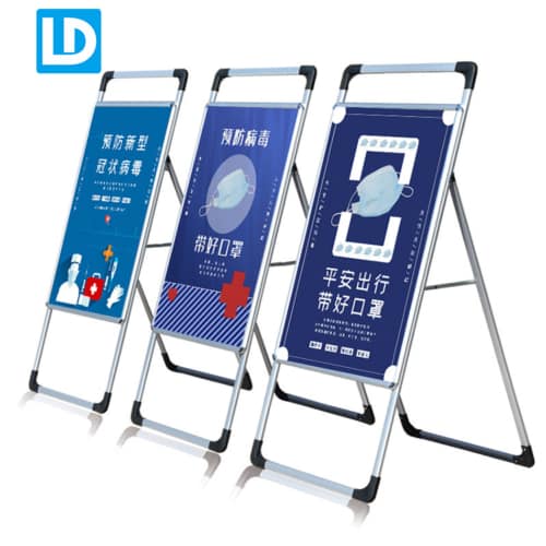 Sidewalk Sign Outdoor Non-illuminated Poster A Frame Stand