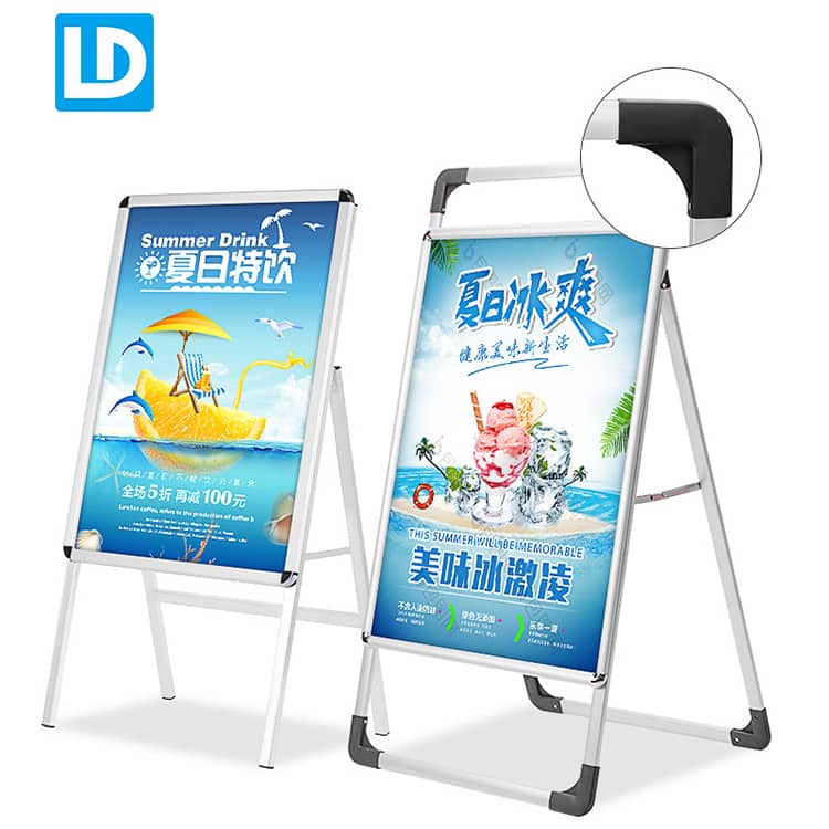 A frame Sign Stand Outdoor Poster Holder for Sale - Lindo Sign