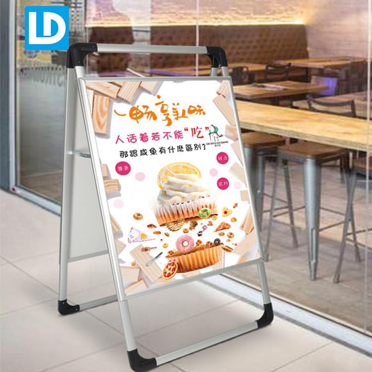 A frame Sign Stand Outdoor Poster Holder for Sale