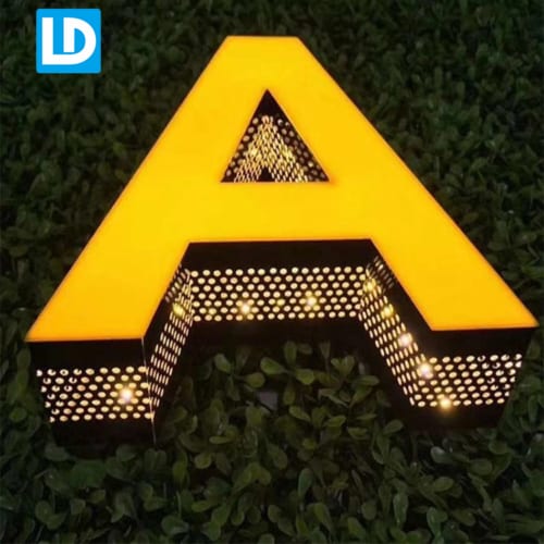 Channel Letter Sign | Stainless Steel Sidelit LED Letters