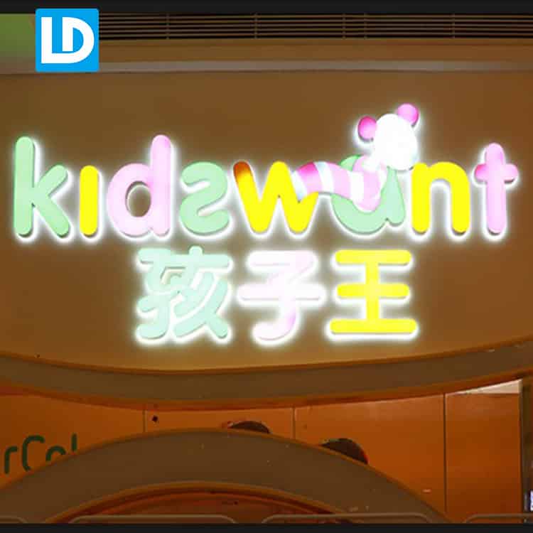 3D Channel Letter Sign Store Front LED Advertising Signage