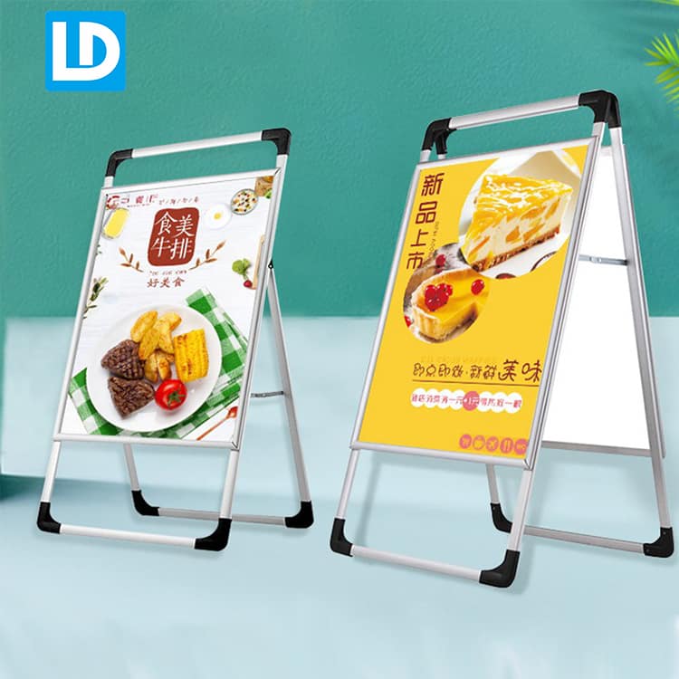Double Sided Sidewalk Signage Stand & Holder - China Frame Stand and a Frame  Stand price