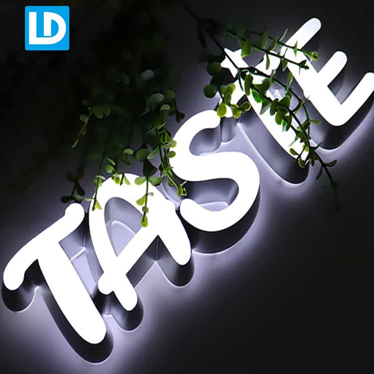 Mini Channel Letters Acrylic Frontlit Backlit Signage - Lindo Sign
