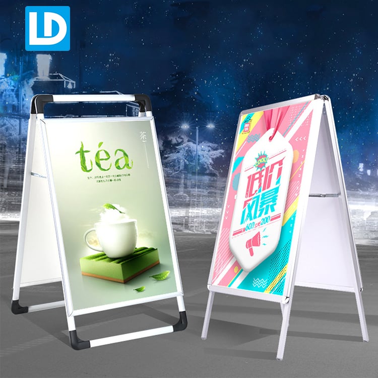 A frame Sign Stand Outdoor Poster Holder for Sale - Lindo Sign
