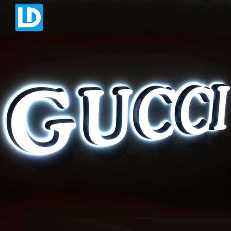 Illuminated Mini Channel Letters Exterior Store Front Sign