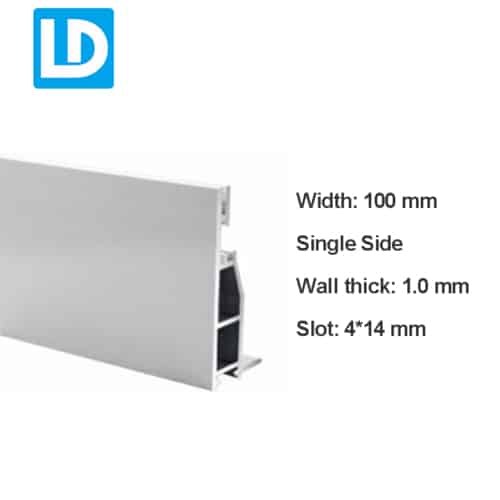 Single Sign SEG Extruded Aluminum Fabric Light Box Frame