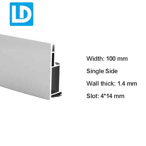 Light Box Extrusion | Single Side 100mm SEG Frame