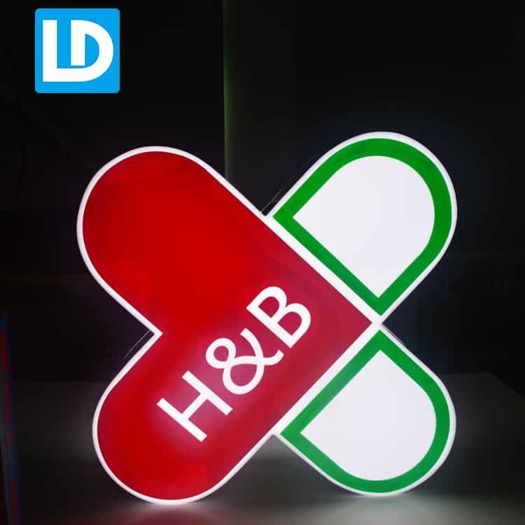 LED Letter Light Box Outdoor Shop Front Custom Sign