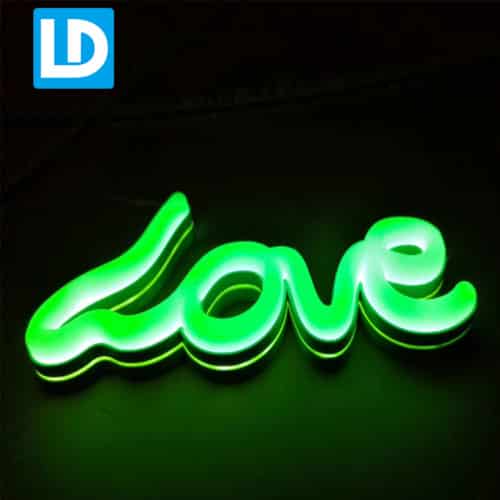 Neon Sign Letter Custom LED Wall Light LOVE Board