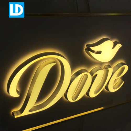 LED Acrylic Sign Letter Wall Mount Channel Lettering