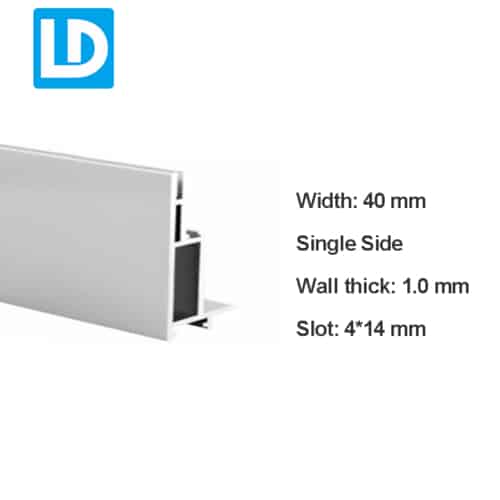 Textile Light Box Profile Aluminum Extruded Lightbox Frame