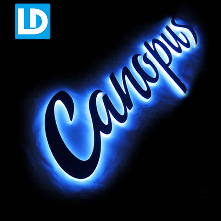 3D Illuminated Channel Letters LED Advertising Sign