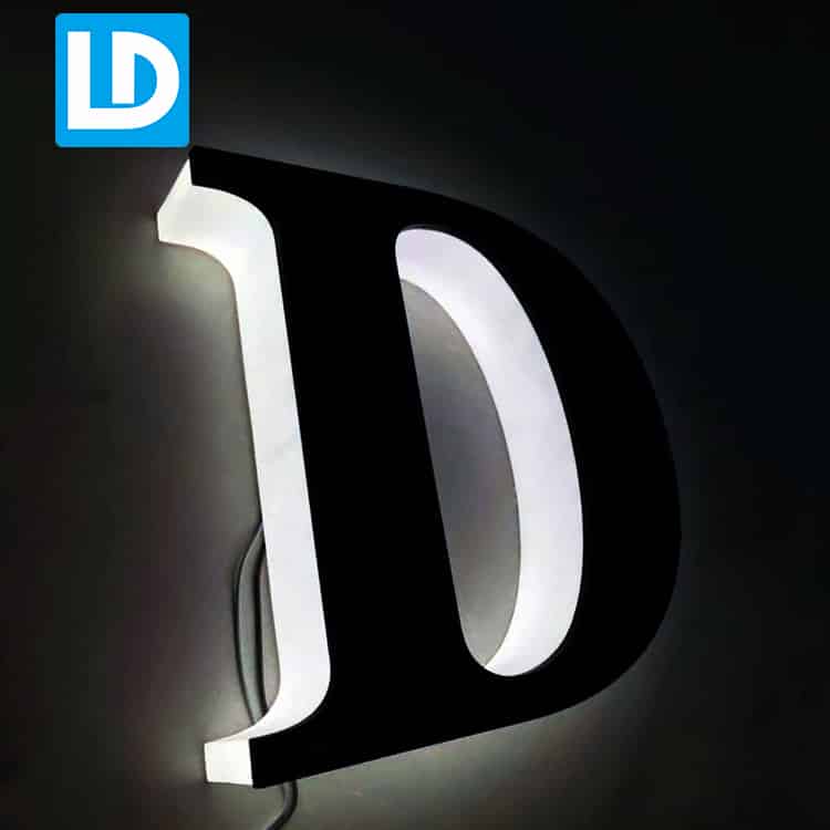 3D Acrylic Sign LED Channel Letter Raised Up Signage