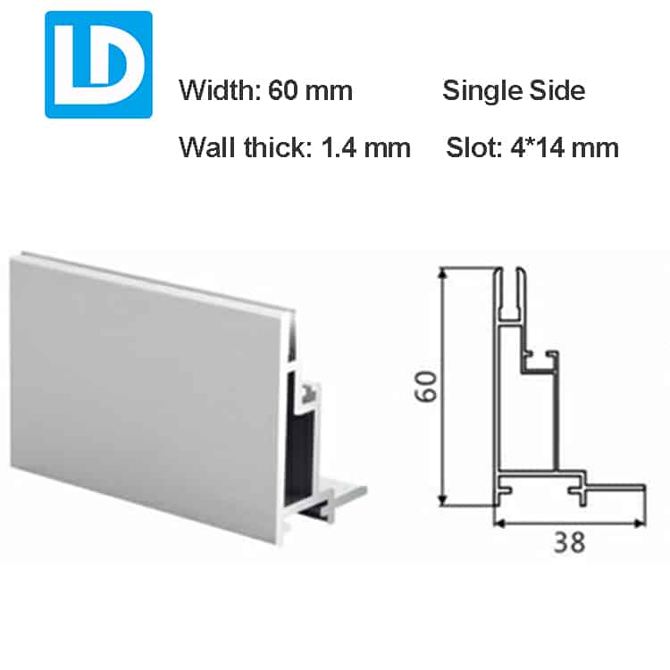 SEG Extruded Aluminum Textile Light Box Material