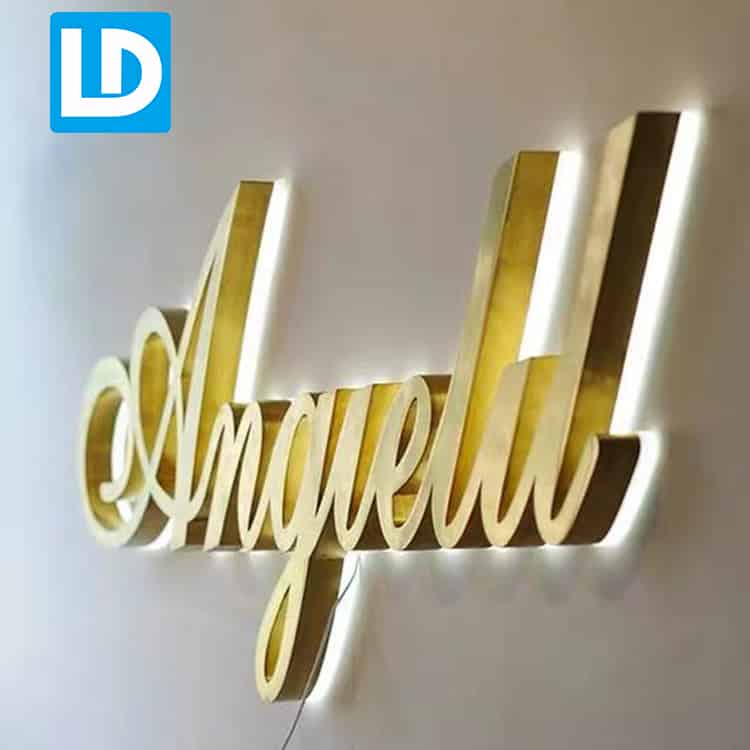 Wall Mountd LED Channel Letter Backlit Signage Board Custom Signs