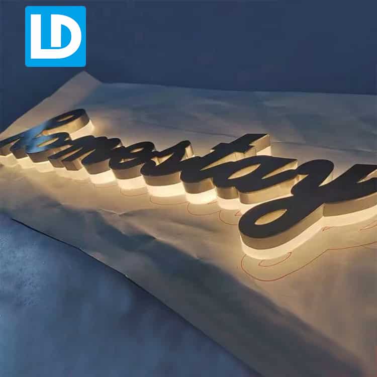 LED Channel Letter Backlit Signage Illuminated LED Sign