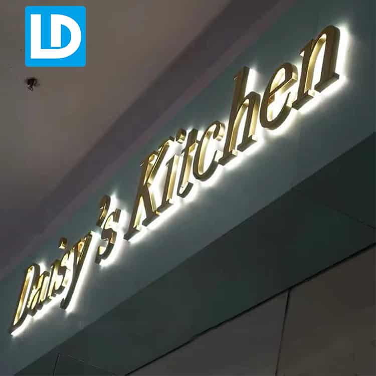 Storefront Backlit Letter Custom Metal Channel Signs