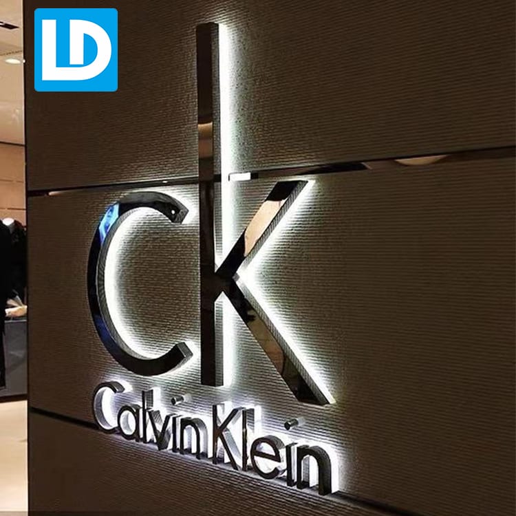 Indoor Backlit Signs Metal LED Channel Letters Custom Signs