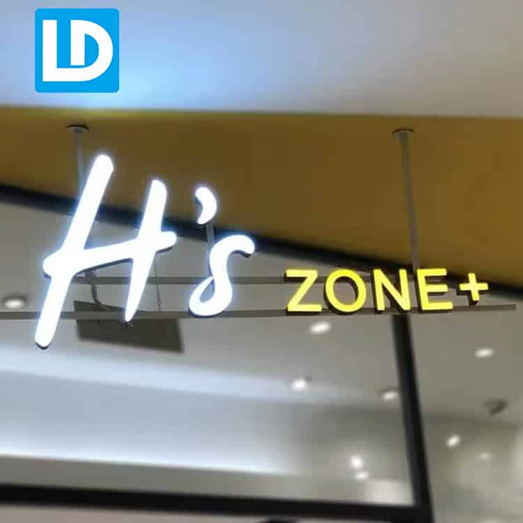 3D LED Letter Custom Storefront Signs Frontlit Channel Lettering