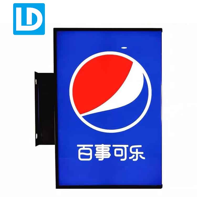 LED Projective Sign Blue Light Box Signage