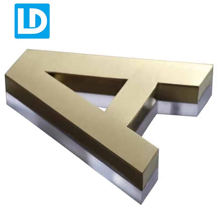 Backlit Stainless Steel Letters | DIY Metal Logo