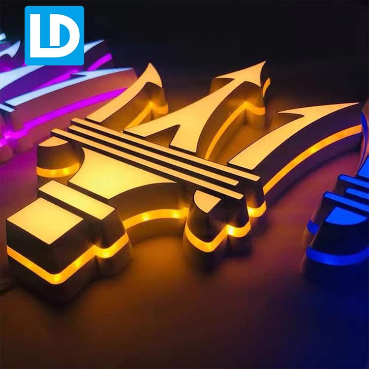LED Acrylic Letters Illuminated Channel Letter Supplier