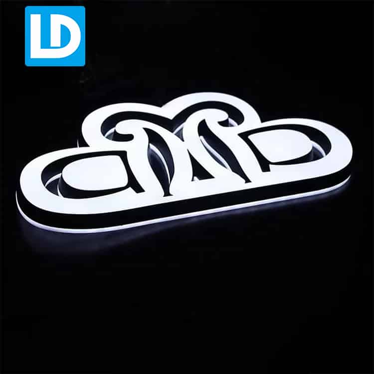 3D Illuminated Acrylic Letters Plexiglass logo Sign