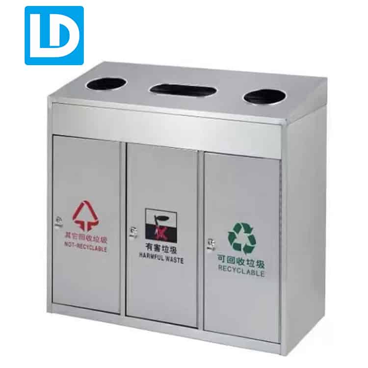 Garbage and Recycling Bin Indoor Sorting Bins