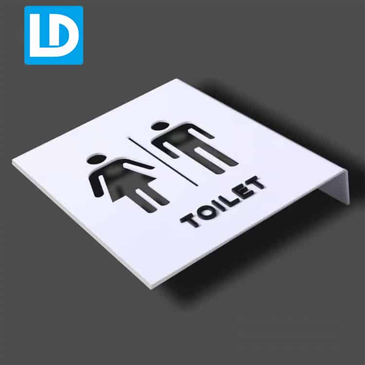 Resroom Signs | Metal Cut Out Toilet Sign