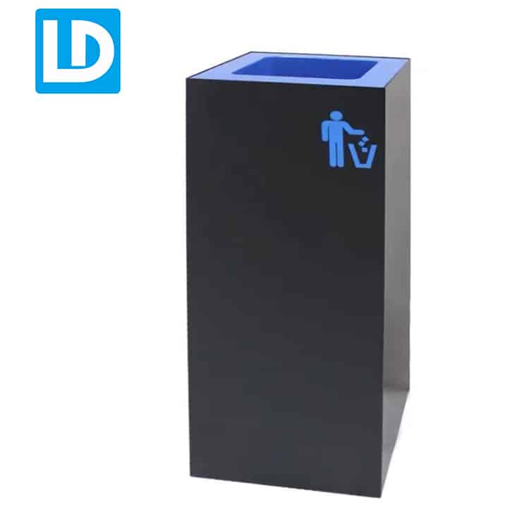 Black and Blue Office 25L Waste Bins